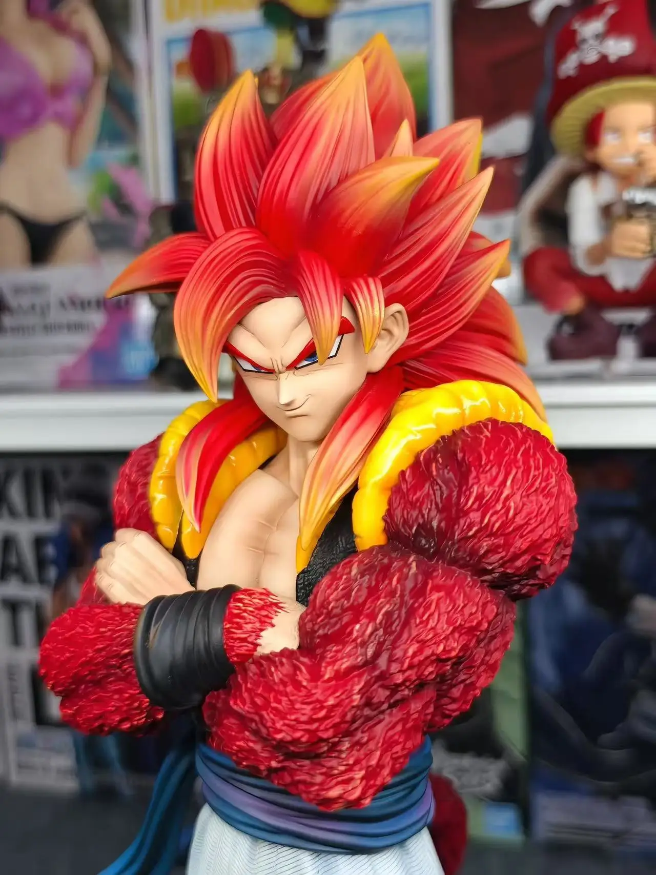 ฟิกเกอร์ดราก้อนบอล โกจิต้า ซูเปอร์ไซย่า 4 ขนาด 33 ซม./12.99 นิ้ว  โมเดลสะสม ของเล่นสะสม ของขวัญ