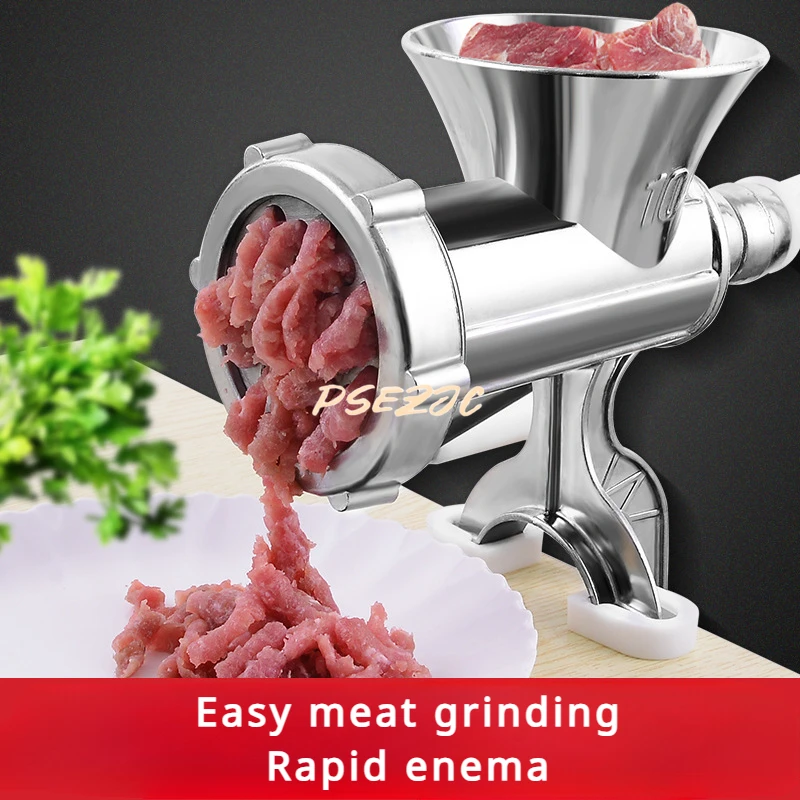 Household Portable Manual Meat Grinder Garlic Filling Sausage Chili Large Meat Grinder