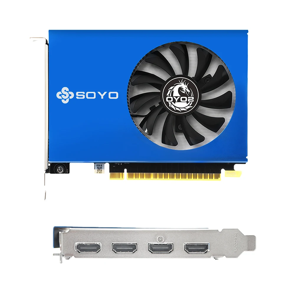SOYO Graphics Cards NVIDIA GeForce GT 730 4G GDDR3  64bit  HDMI*4 384 Unfied  Video Card For Desktop Gaming Computer GPU GT 730