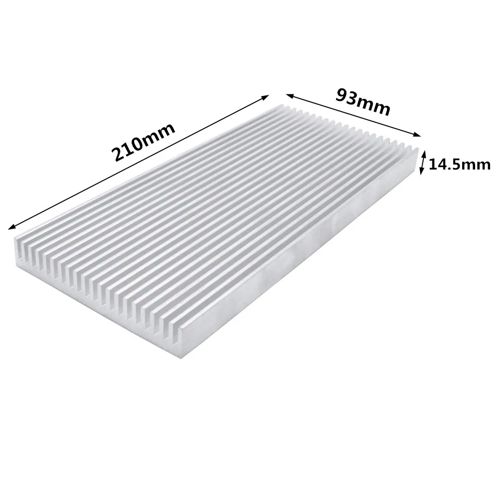 Extrudierter großer Aluminium-Kühlkörper, Kühlkörper, Kühler für LED-Chip, elektronische integrierte Schaltkreiskühlung, Wärmeableitung – Detail 5