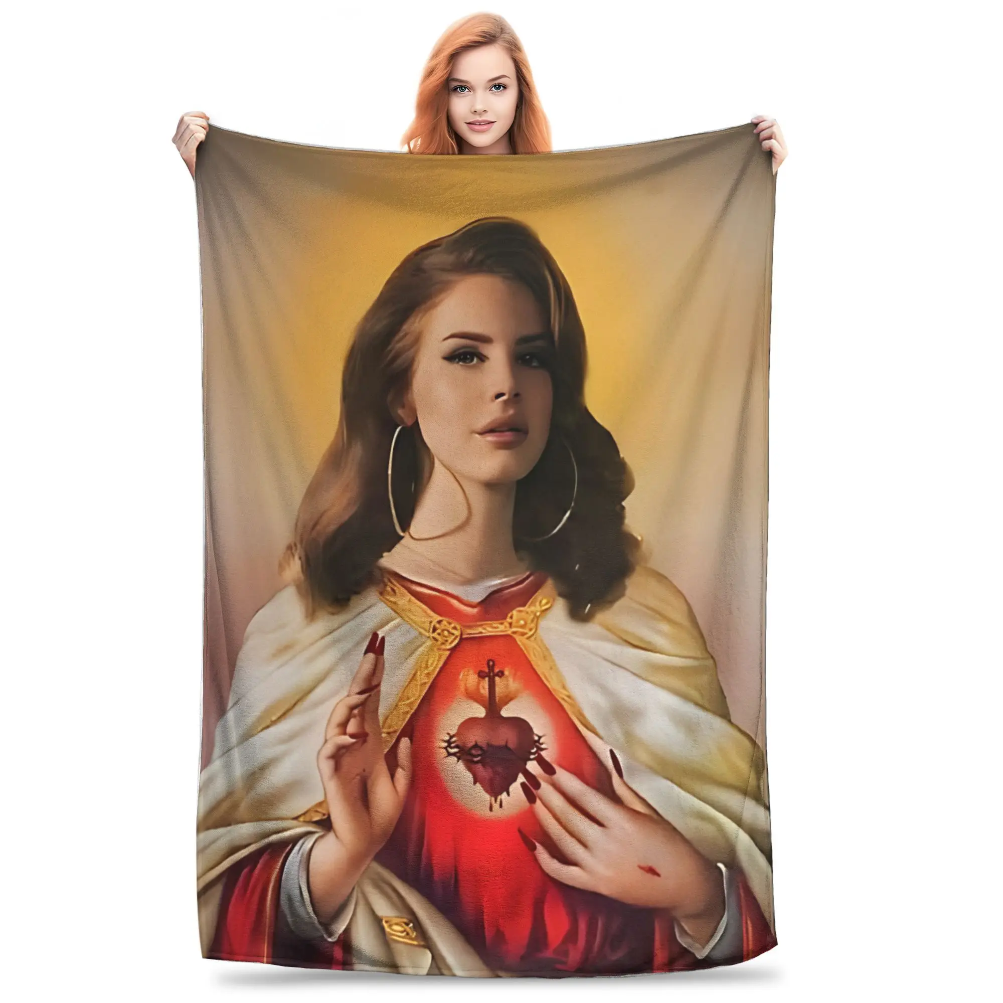 Music Lana Del Rey Rock Fuzzy Blankets Ultraviolence Hip Hop Album Fashion Throw Blankets for Home 200x150cm Quilt,