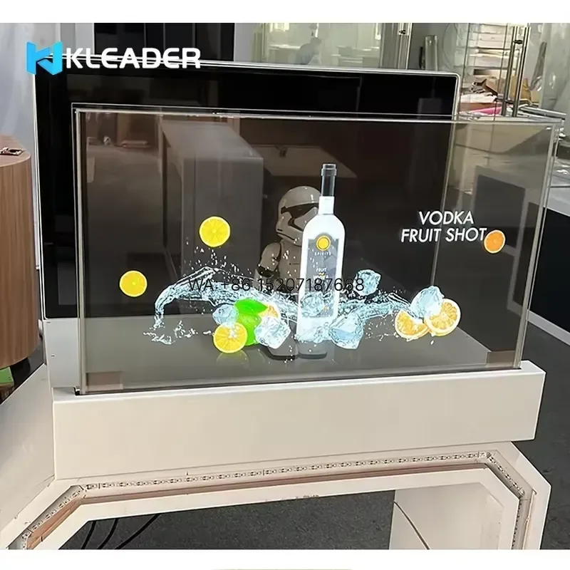 Wmwmnu 4K Transparent OLED Display Screen Flexible OLED Advertising Touch Screen With Panel Support 55 and 30 Inch for Window