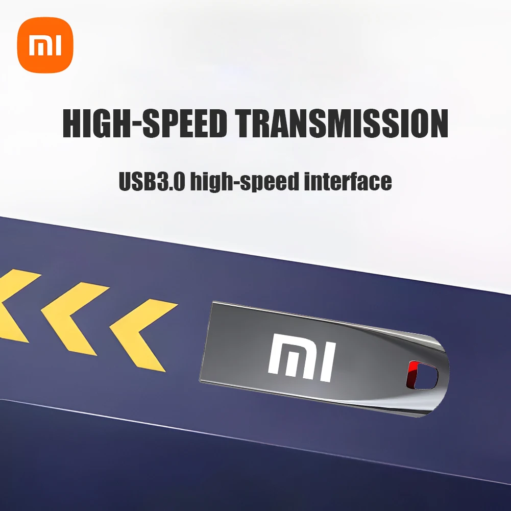 Xiaomi 2TB USB 3.0 Flash Drive 1TB High-Speed U Disk Portable Hard Drive Large Capacity 512GB Metal Pendrive Computer Pen Drive