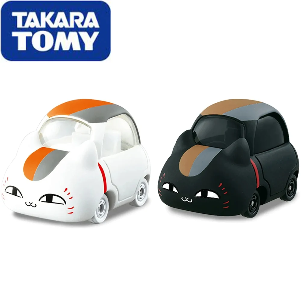 In Stock Takara Tomy Dream Tomica Natsumes Book of Friends Nyanko sensei 4Cm Gifts Table Decoration Action Car Model Model Toys