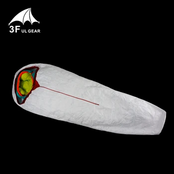 3F UL GEAR TYVEK Tyvek sleeping bag camping bag Ultralight waterproof breathable moisture-proof heating sleeping bag dirty lining
