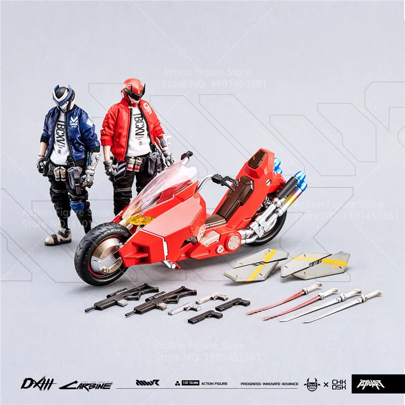 

DEVIL TOYS 1/12 Scale Mecha Soldier CARBINE DXIII Moveable Doll 6" Action Figure Full Set Model Toys for Fans Collection