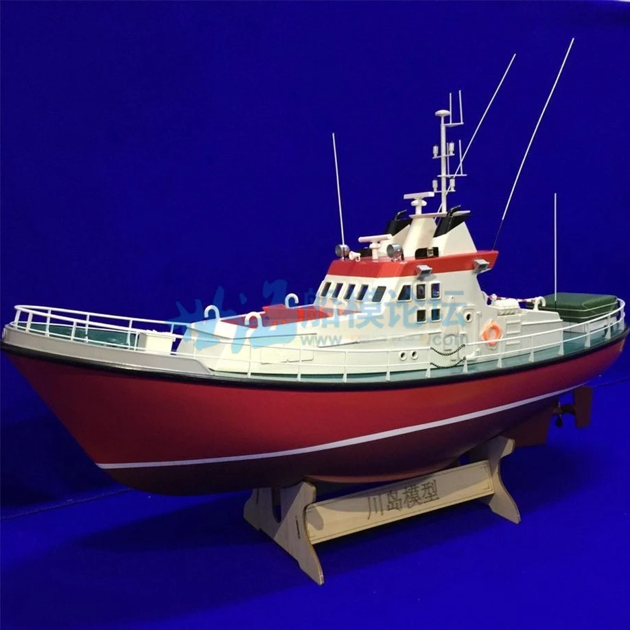 

Remote Control Boat Model Kit 1/30 Emile Robin Coastal Rescue Boat Assembly Toy Gift Collection