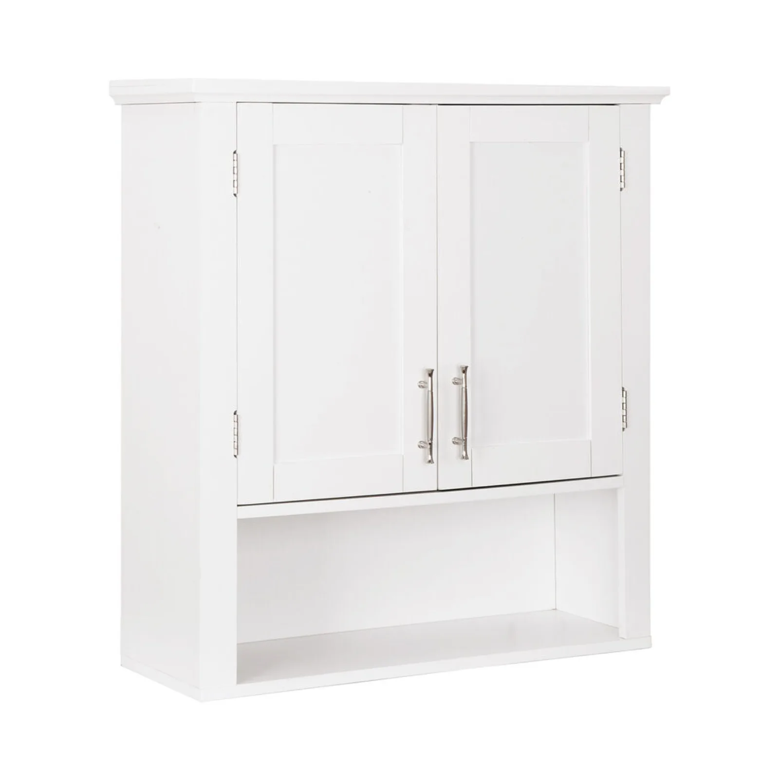 

Bathroom Wall Cabinet Over Toilet Storage Medicine Cabinet w/2 Doors and Shelves United States