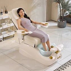 Pedicure Chair.Pacific GT Pedicure Spa Chair For Professional Salons & Spas, Shiatsu Massage Chair, LED Light In Bowl,