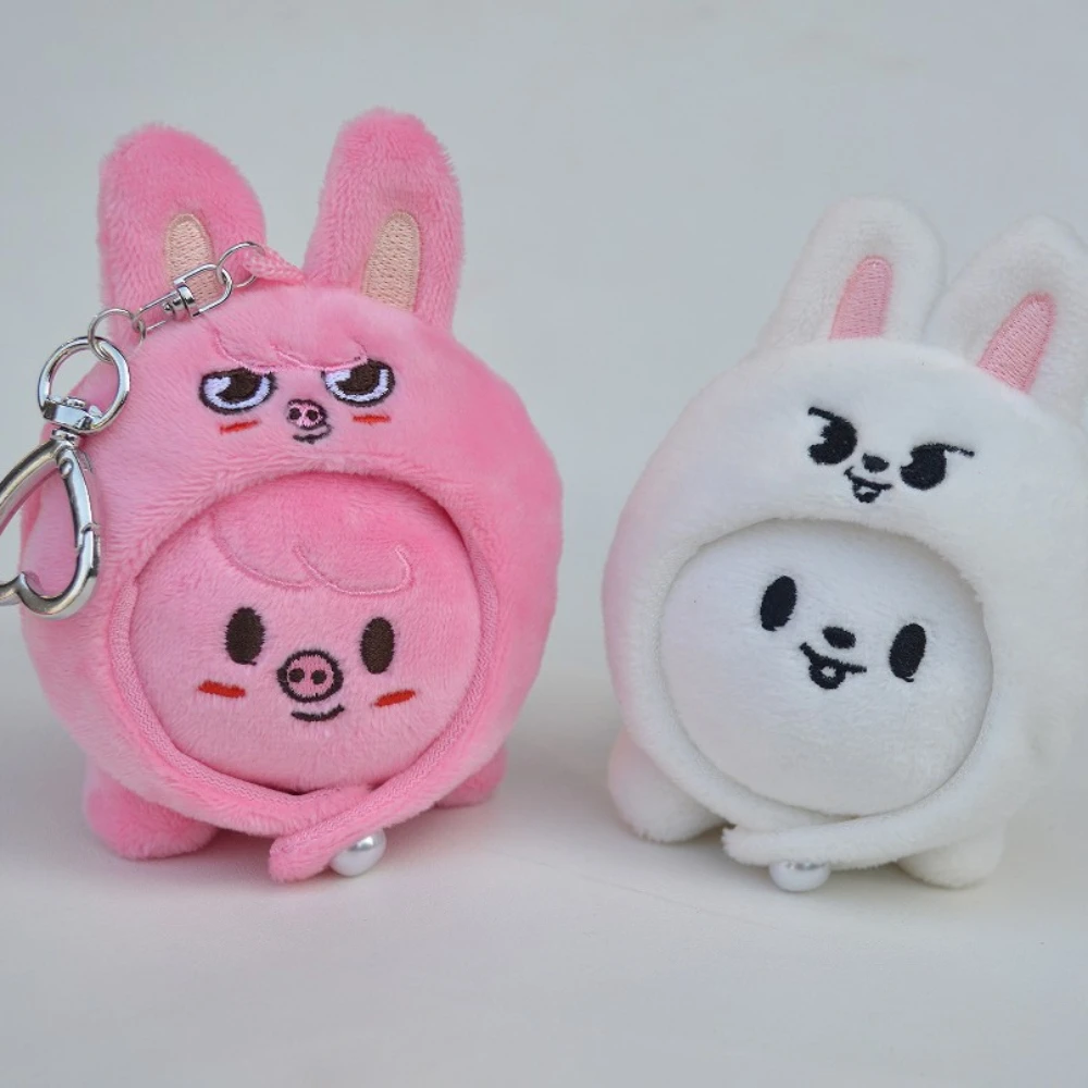 SKZOO Knuffel Karma Sleutelhanger Pluche Liggend Knuffel Seoul FM Week Mantel Pop Magische Schoolkind Verjaardagscadeau