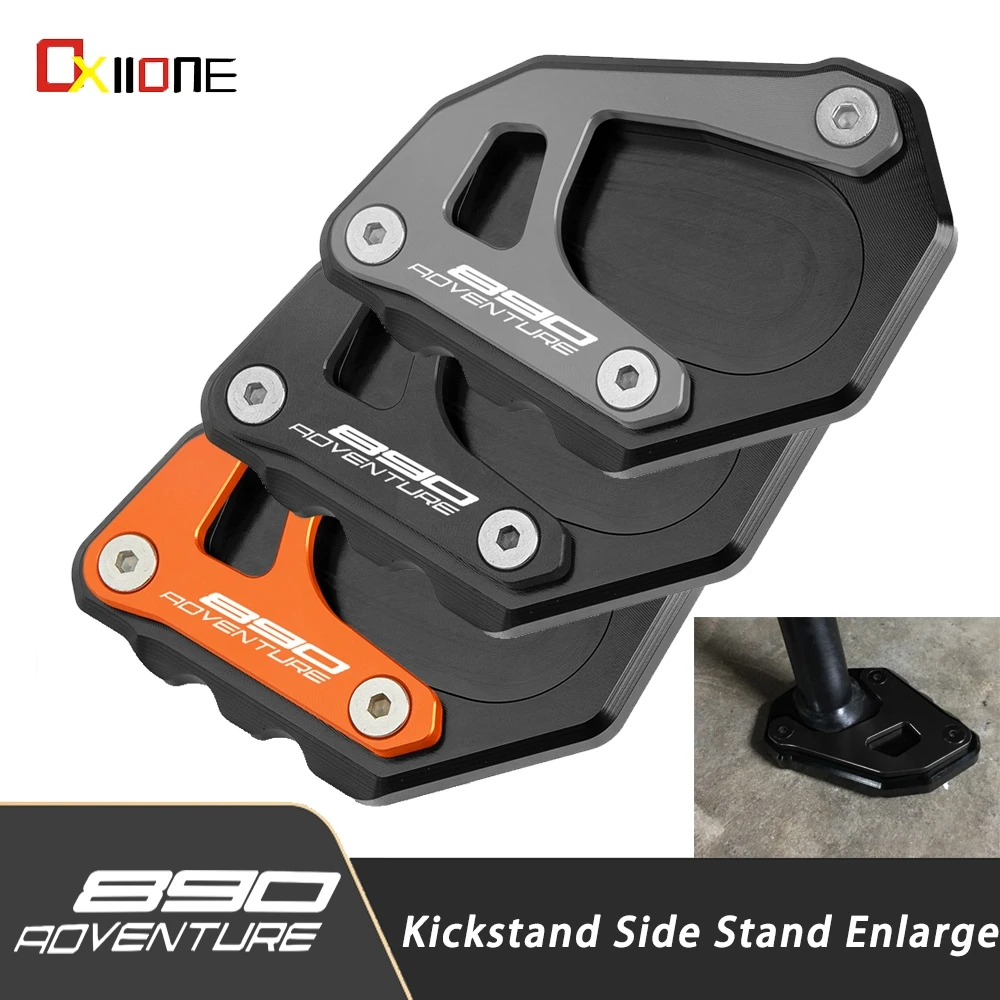 

For 790 ADVENTURE 890 ADVENTURE ADV R 2020 2021 Motorcycle Accessories Foot enlargerment Kickstand Extension Pad Accessories