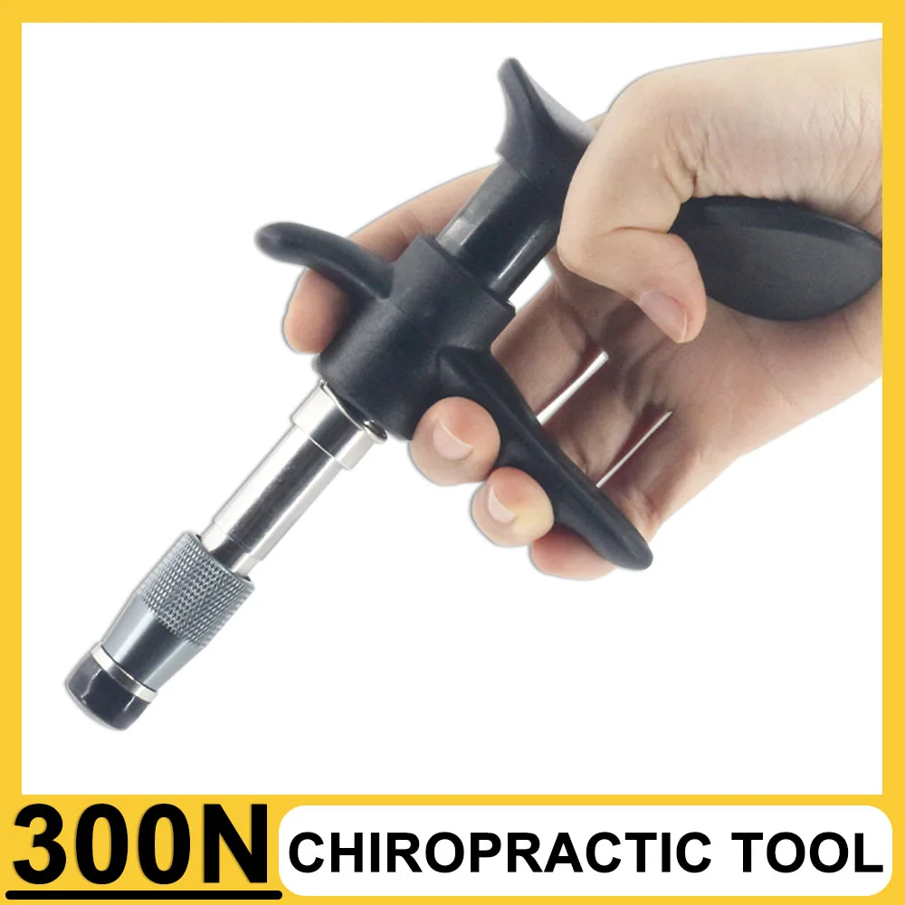 

300N Chiropractic Adjustment Tool Single Head Manual Gun Set Spine Therapy Adjust Vertebration Tool Body Massage