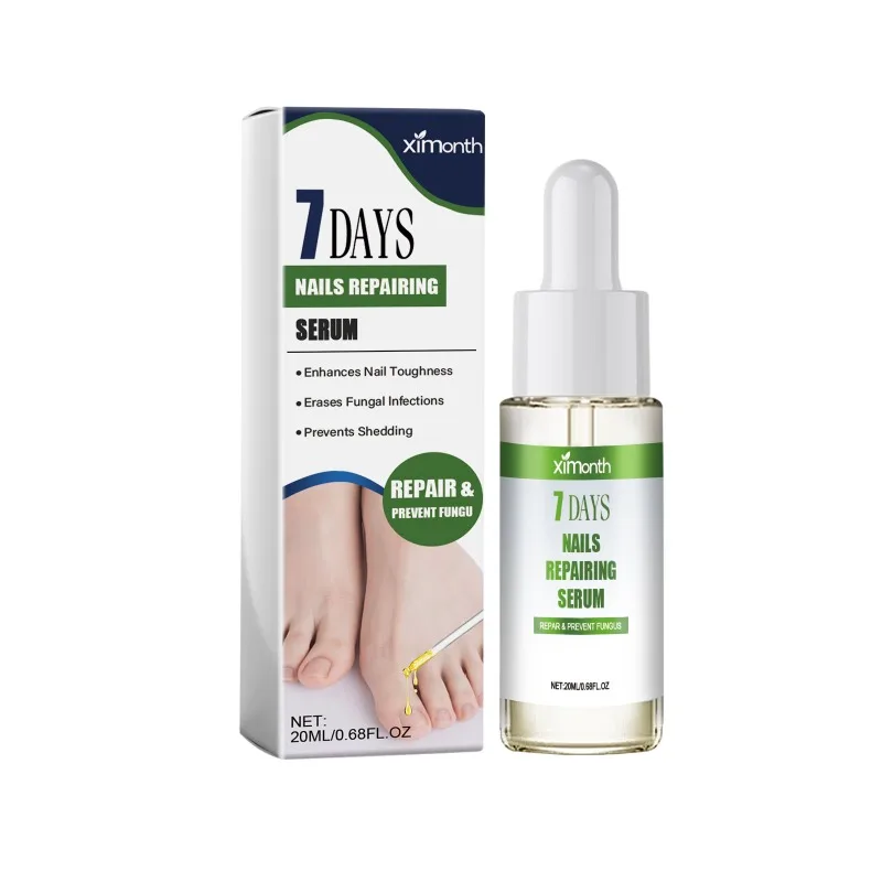 7DAYS Nail Fungus Treatment Liquid Serum Anti-Infection Onychomycosis Paronychia Hand Care Nails Foot Fungal Removal Gel 20ml