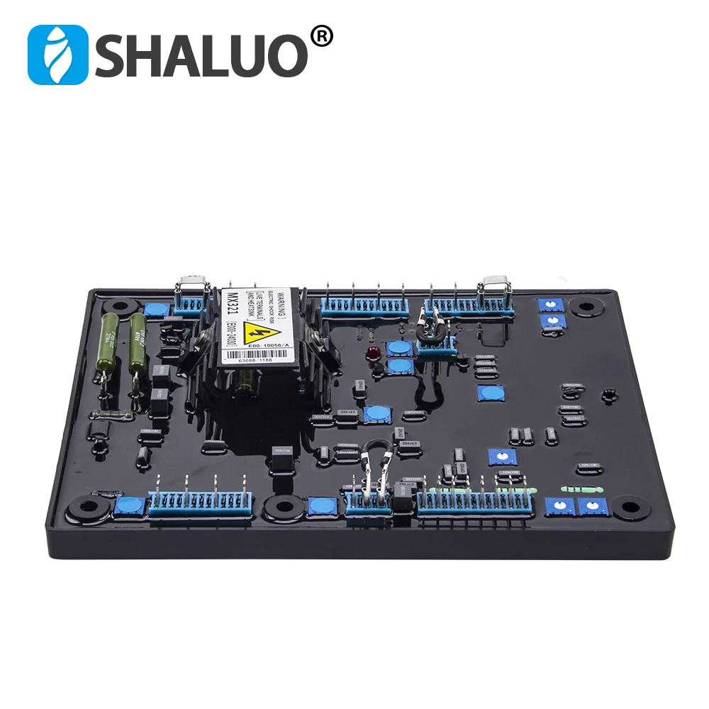Imagem -04 - Regulador de Tensão Automático e Estabilizador Painel de Controle Gerador de Ímã Permanente Trifásico Peças Sobressalentes Mx321 Avr Pmg