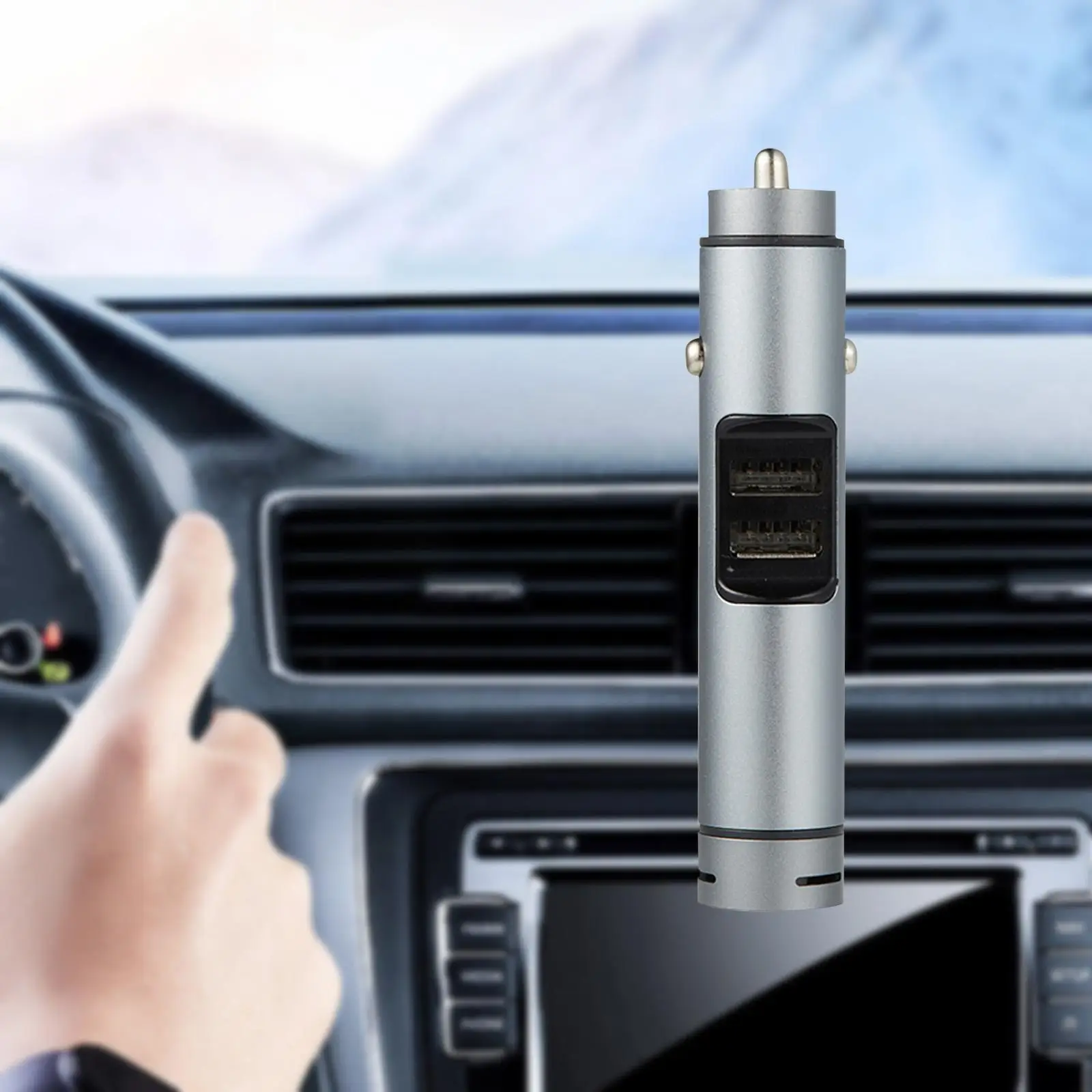 

Car Diffuser Double USB Ports Phone Charger Car Charger Adapter with Aroma Easy to Install for Trucks SUV Automotive Vehicles