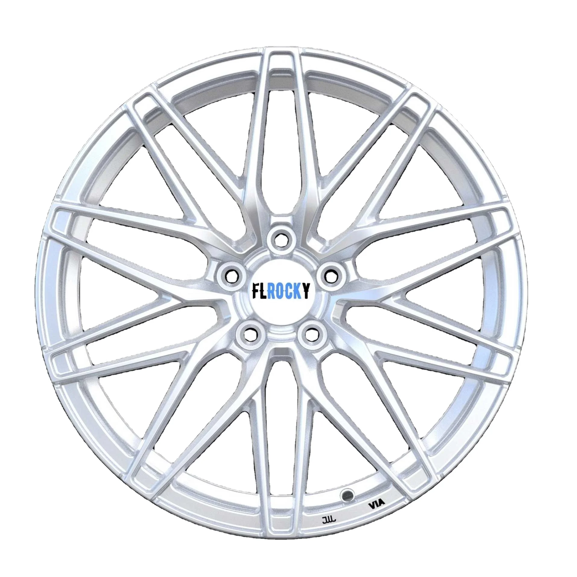 

4PCS Brand Customized Size For High Quality 6061-T6 Aluminum Silver Forged Car Wheels