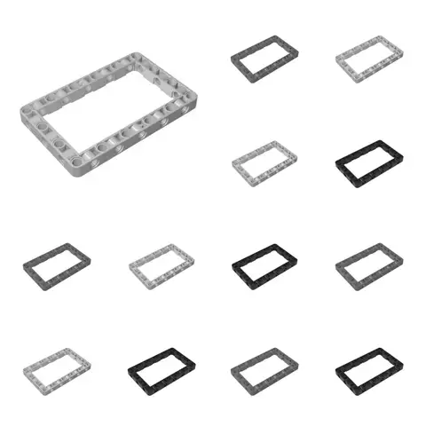 10 st Technisch Beam Frame 7x11 kompatibel med lego 39794 barn DIY Educatieve Bouwstenen Technische 10 best sales Lego Ideas-set - №10