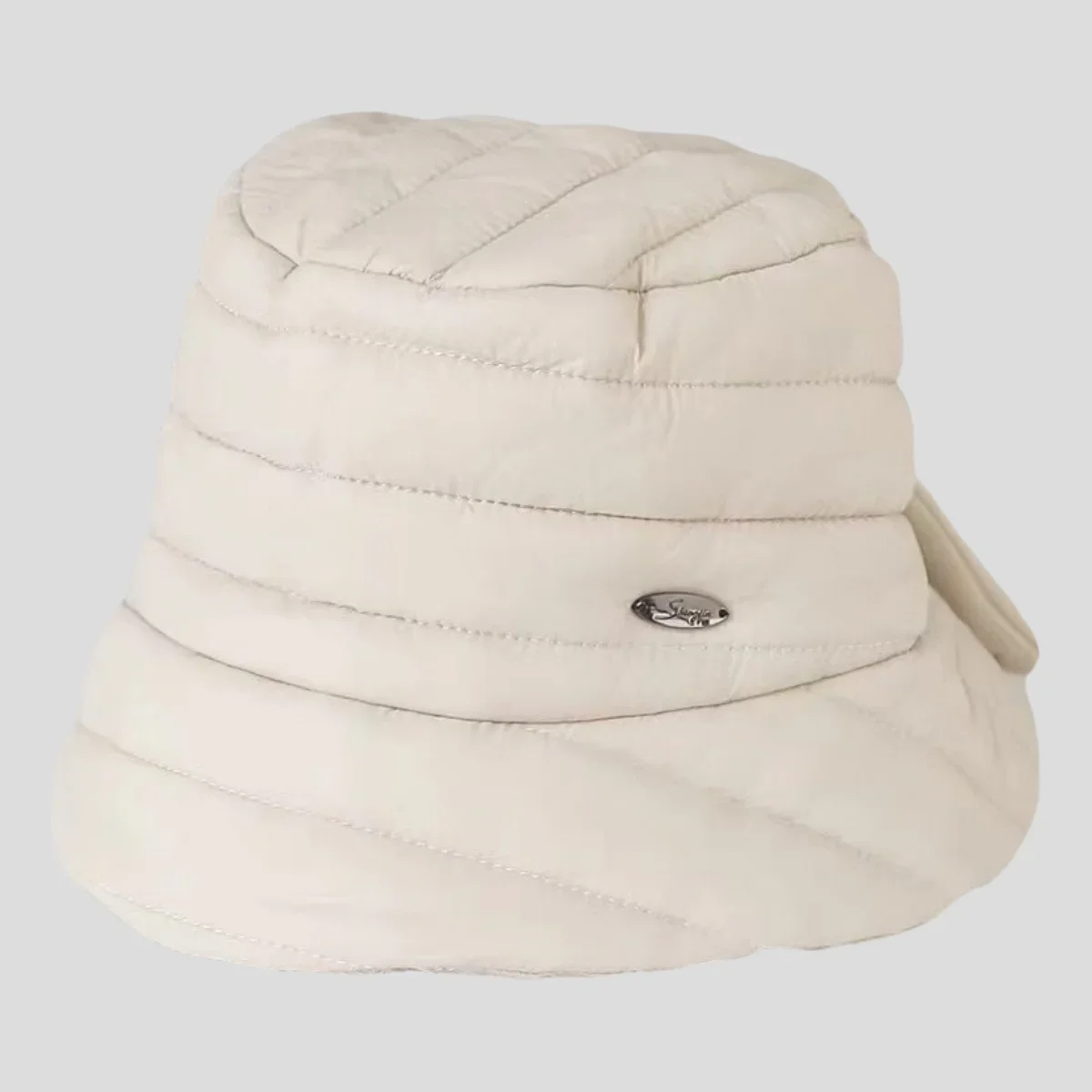 

Fashion Women's Winter Hat Japanese Street Style Bucket Hat Thermal Lightweight Beanie with Ponytail Hole Big Brim Elegant