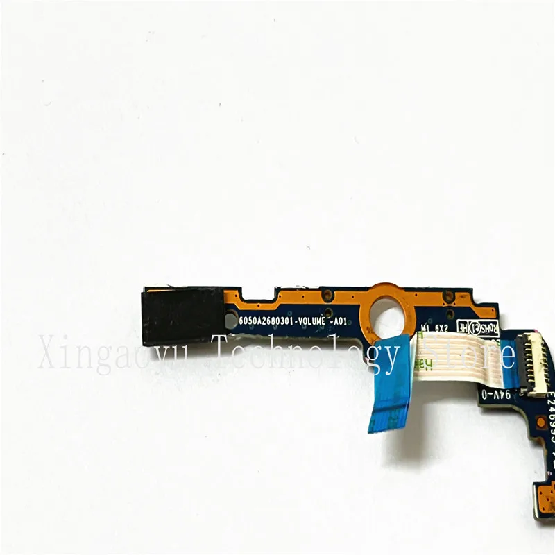 Original For HP Pavilion X2 10 Series Volume Control Board W/cable 6050A2680301 Test OK