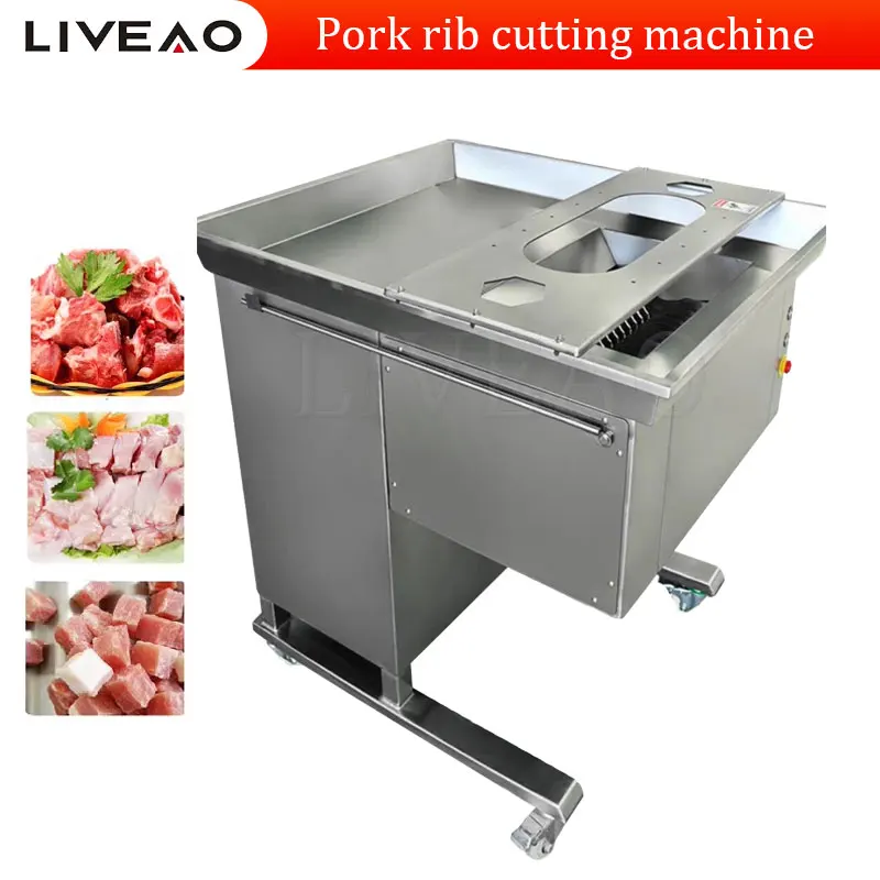 Máquina multifuncional de sierra para cortar huesos de carnicero para cortar pescado de carne de cerdo y costillas de cerdo