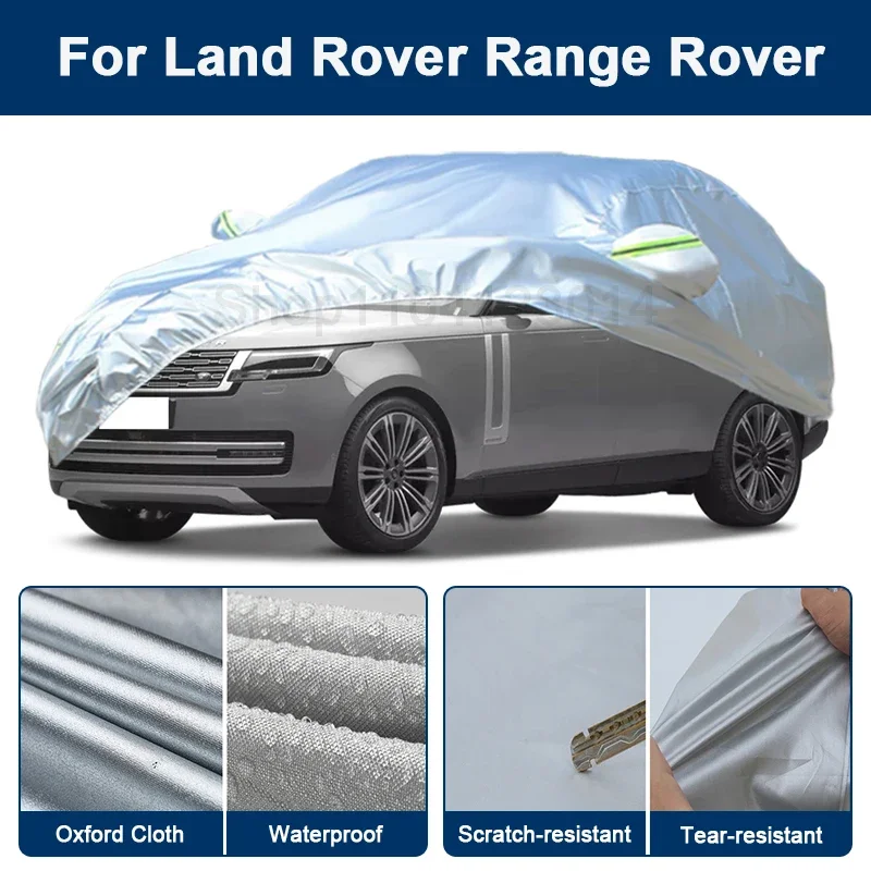 

Outdoor Full Car Cover For Land Rover Range Rover with Reflective Strips Waterproof Snowproof Dustproof UV Protection