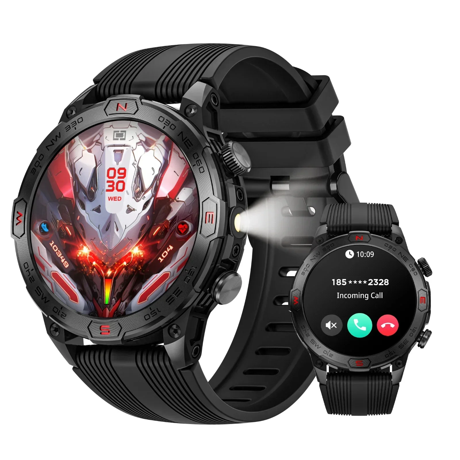 

new LOKMAT ZEUS 7 Pro Sport Smart Watch Round 1.43 inch Amoled Screen Waterproof Outdoor Smartwatches Calls Compass Message Push
