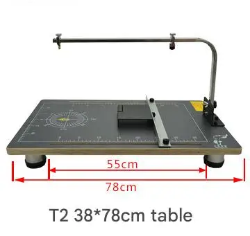 D3762 55CM Heating Wire Sponge Foam Cutting Machine 24W Carousel Angle Cutting KT Board Irregular Length for Business & Industri