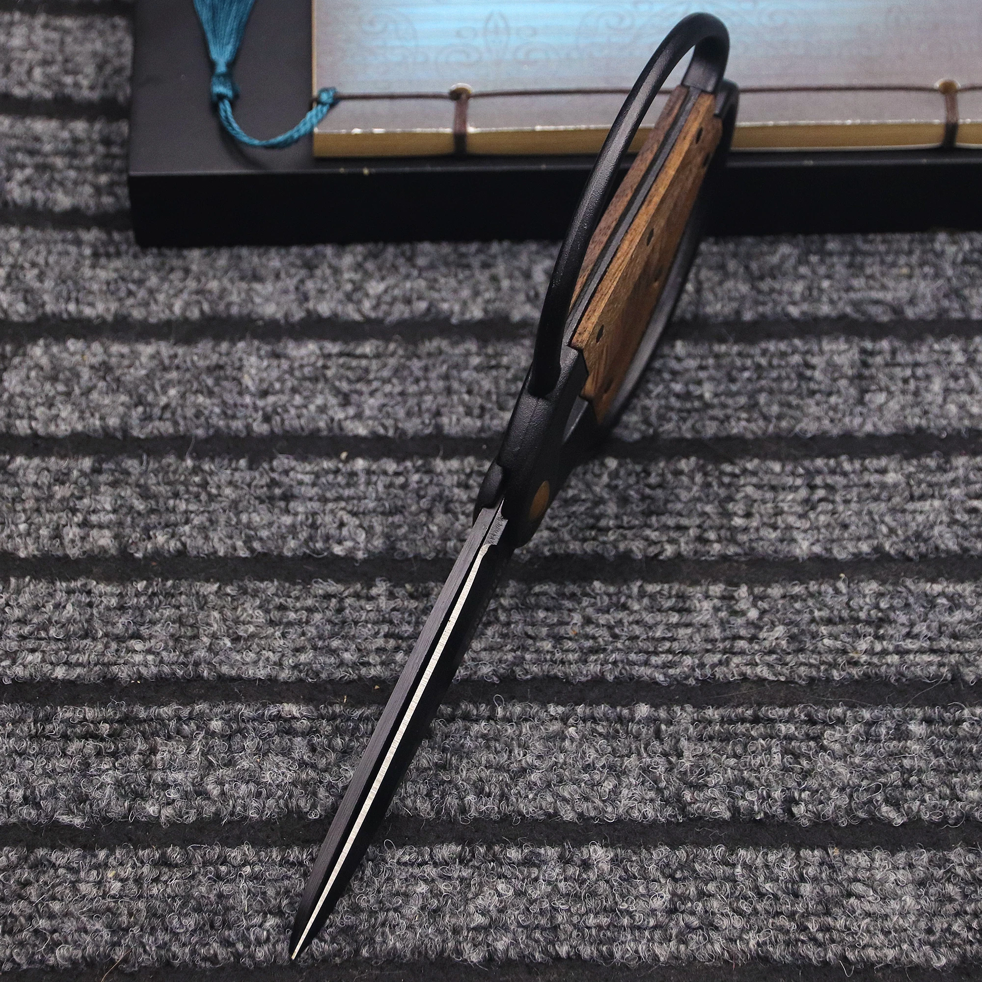 BAREBONES-Multi-purpose Hand-Made High Steel EDC Scissors, DIY Craft Scissors, Tailor Scissors, desembalagem expressa