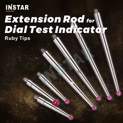 INSTAR Dial Test Indicator Extension Rod M1.4 M1.6 RUBY Ball Point 0-0.8mm Industrial Quality M1.7 M1.8 M2