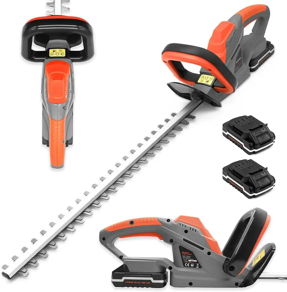 

Садовые инструменты, беспроводной триммер для живой изгороди с двухсторонним лезвием, портативный электрический резак, газонокосилка для садового забора