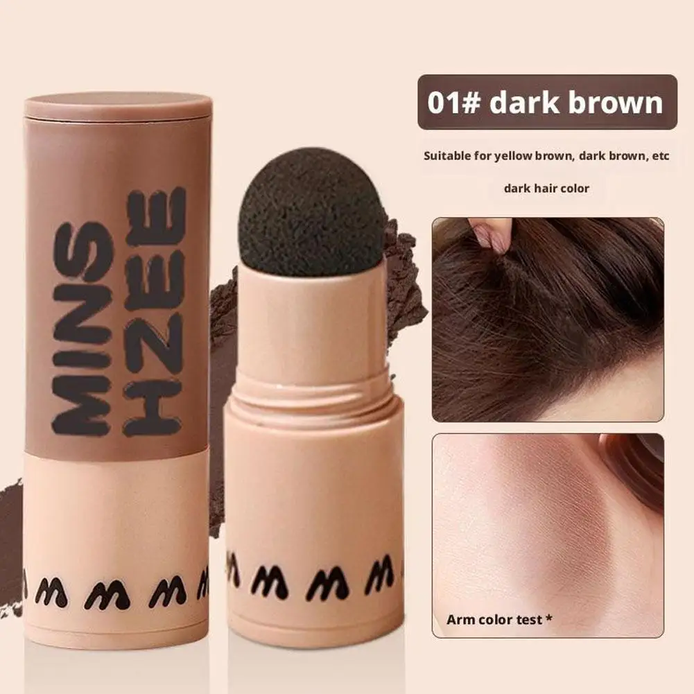 Hairline Shadow Powder Hair Hairline Root Cover Up Waterproof Natural Black Brown Eyebrow Contour Stick Repair Fill in Hair Tool