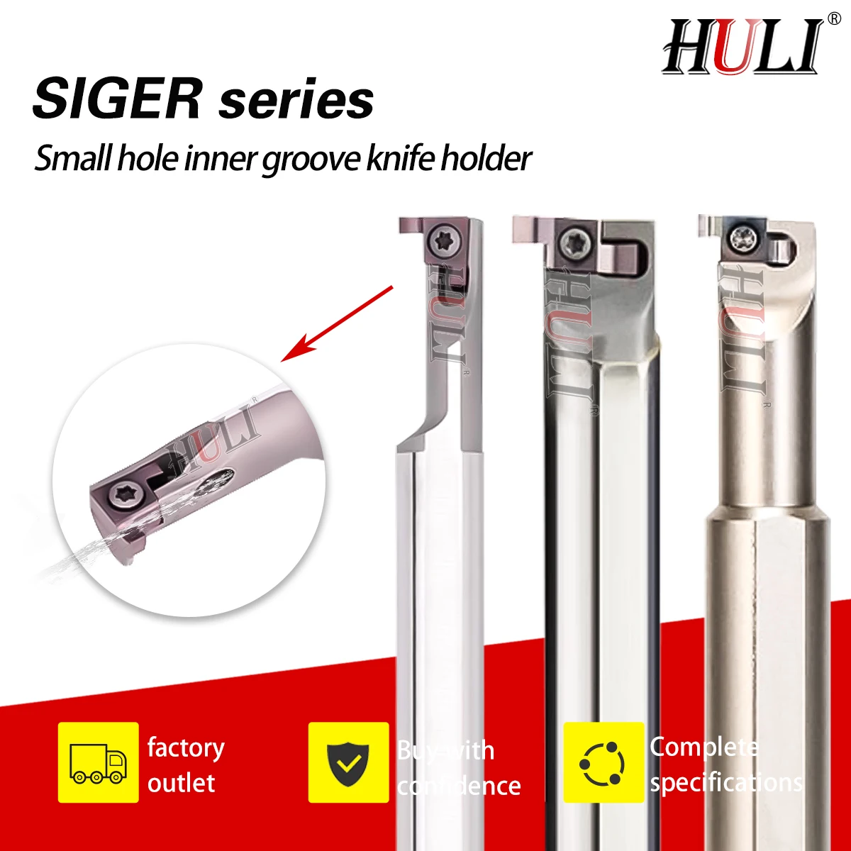 

SIGER Антисейсмический держатель инструмента с внутренней канавкой и маленьким отверстием H06H-SIGER09A Обрабатывающий центр с ЧПУ Токарный станок Держатель режущего инструмента с внутренней канавкой