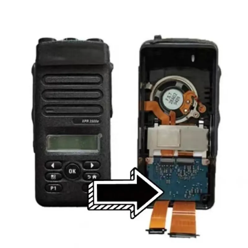 Imagem -04 - Walkie Talkie Carcaça Completa Carcaça Superior com Alto-falante Lcd Flexível para Motorola Xpr3500e Xir P6620i Dep570e Rádio em Dois Sentidos