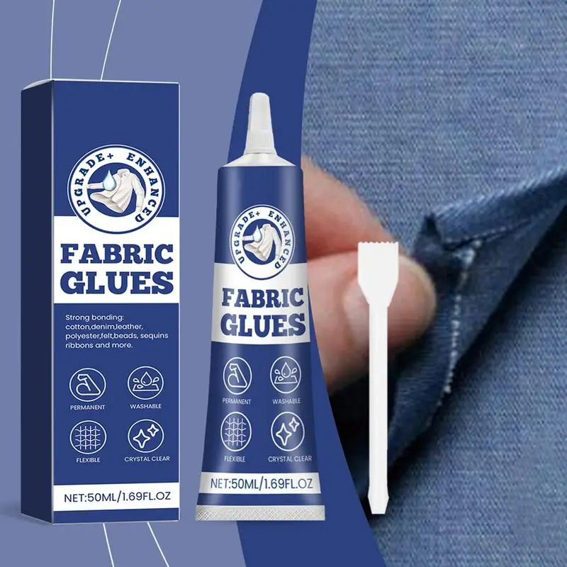 Fabric Fusion Permanent Fabric Adhesive Safe Fabric Adhesives Fabric Glue Waterproof Glue Washable And Permanent For Various