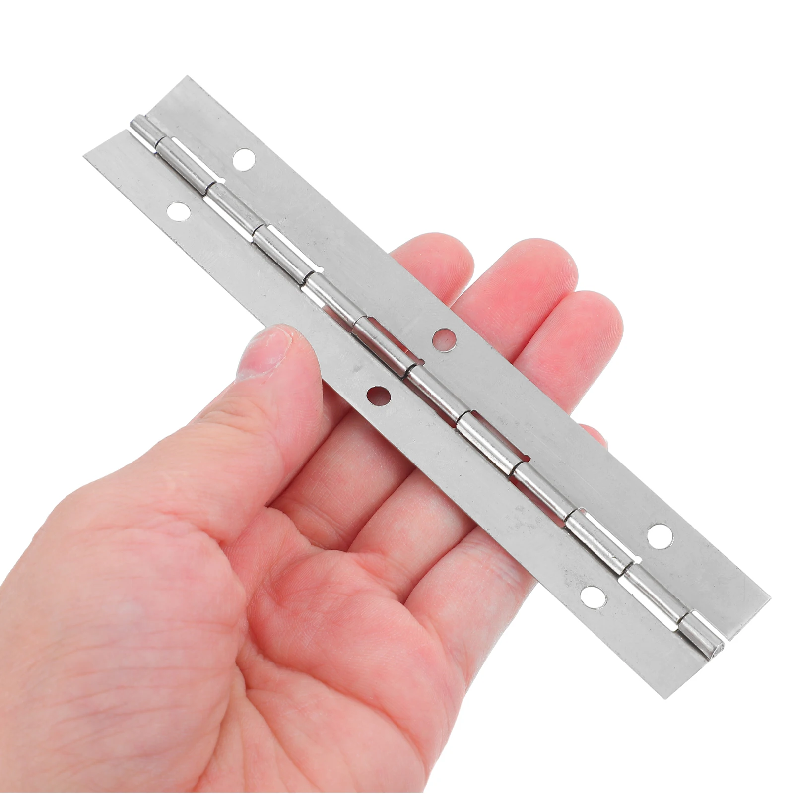 

12Pcs Stainless Steel Piano Hinges Heavy Duty Cabinet Door Hinges Furniture Hardware Kitchen Bathroom Office Load Bearing Swing
