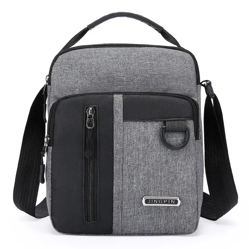 Large Capacity Men's Bag Single Shoulder Bag Waterproof And Wear-resistant Backpack Multiple Pockets For Business Business