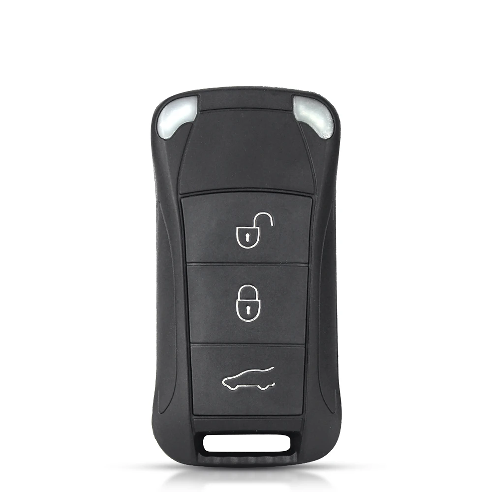 KEYYOU 2/3 Buttons Flip Folding Remote Car Key Case Shell For Porsche Cayenne GTS Panamera Turbo Carrera 2003+