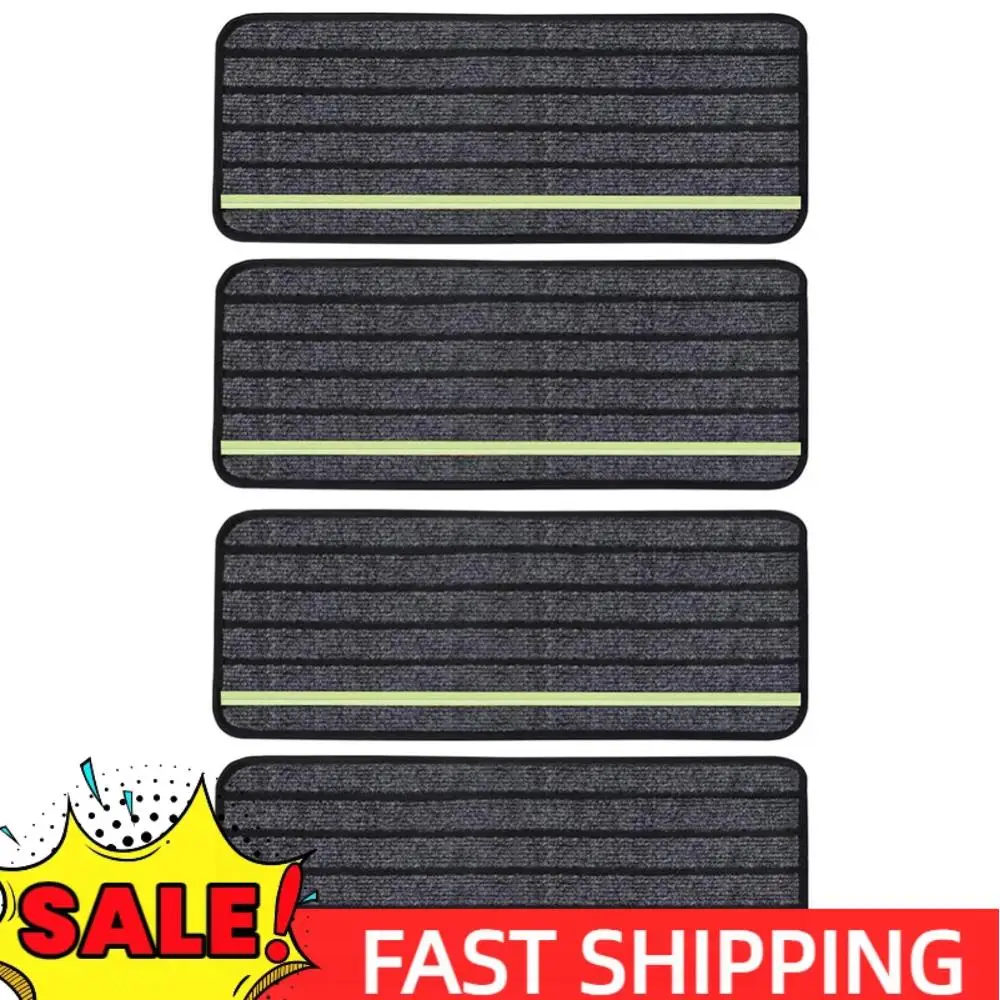 4-Pack Camper Rug Carpet Set Non-Slip RV Stair Covers Reflective RV Step Rugs for Outdoor Adventures