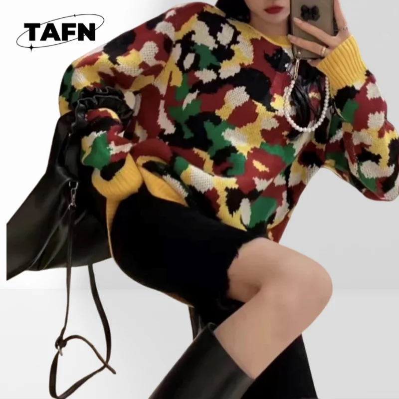 メンズ向けトレンド無地ニットセーター、冬用暖かくてファッショナブルなクルーネックニットセーター、時代を超越したスタイルAH1642