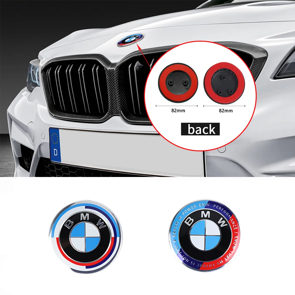 For BMW M3 M4 M5 E39 E46 E53 E60 E71 E87 E92 F20 X2 X3 X5 X6 F10 F20 G30 Car Front Hood Radiateor Rear Trunk Lid Emblem Replace