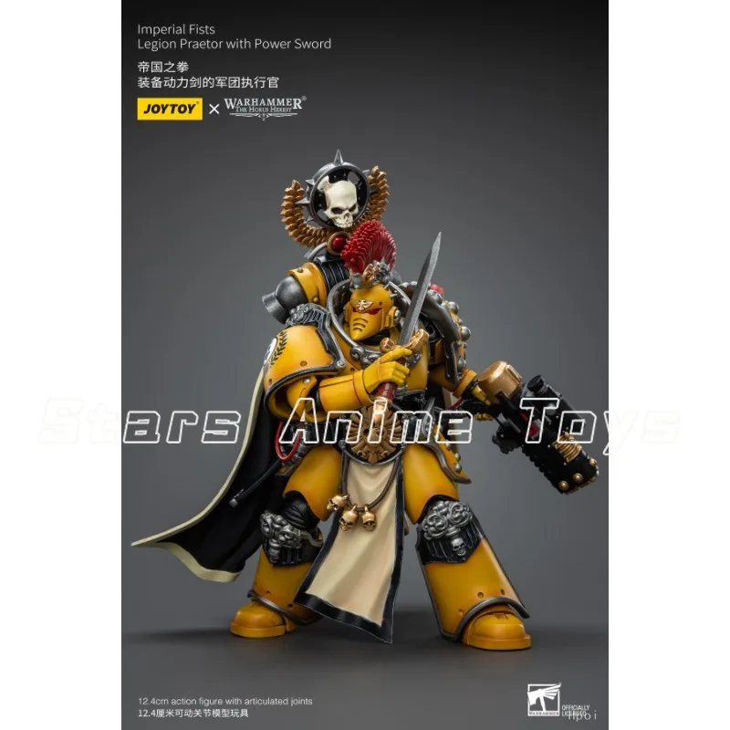 شخصية JOYTOY الأصلية 1/18 Warhammer The Horus Heresy القبضات الإمبراطورية Legion Praetor مع سيف الطاقة #5