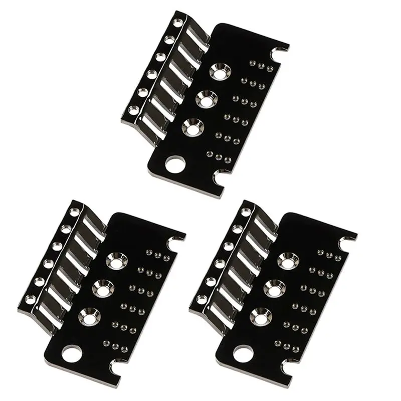 【SPECIAL】3X 6-saitige Tremolo-Brückenplatte, Ersatzteile für Tremolo-Systembrücke für E-Gitarre