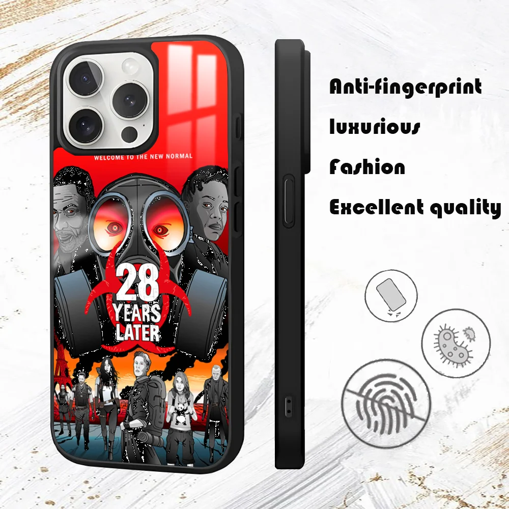 movie 28 years later Phone Case For iPhone 16 15 14 13 12 11 Pro Max Plus Mini PC Mirror Fashion  phone case