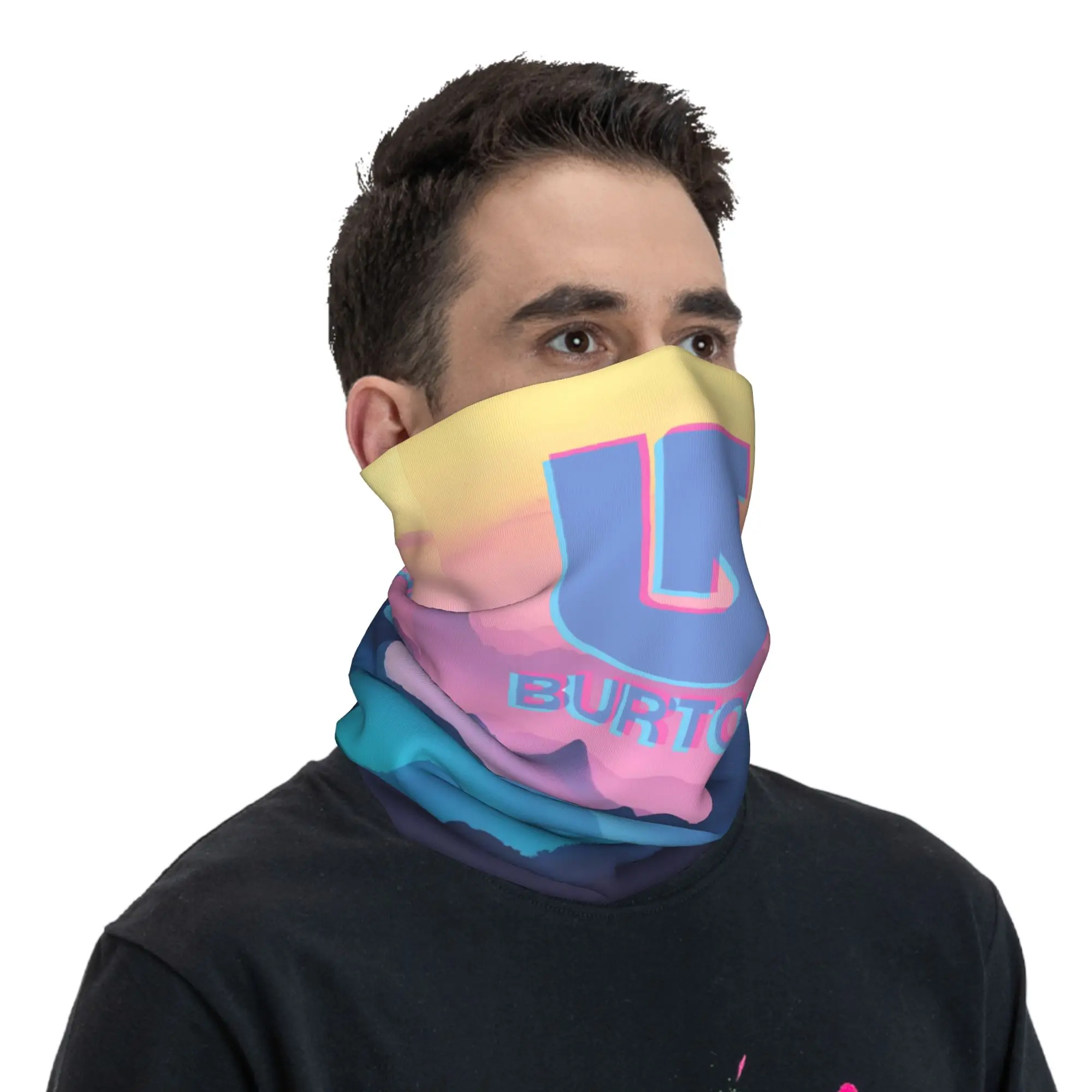 مخصص B-Burtons شعار باندانا الرقبة أدفأ الرجال النساء الشتاء التزلج المشي لمسافات طويلة وشاح الجراب نمط الموضة الرياضة واقي الوجه #5