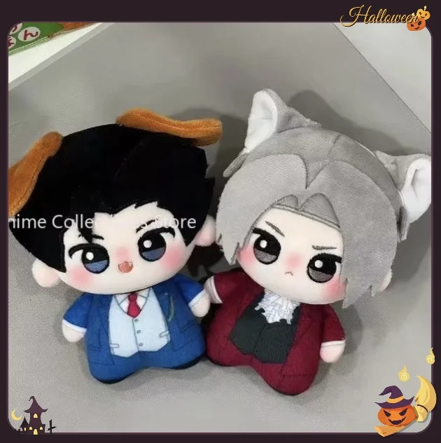 

New 10CM Ace Attorney Phoenix Wright Miles Edgeworth Plush Cute Cotton Stuffed Plushie Doll Birthday Gift