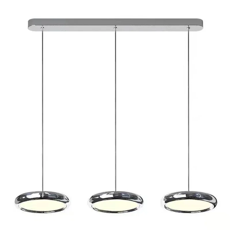 

NEW Designer Electroplated Circular Dining Pendant Lamp Bar Living Room Kitchen Bedroom Chandelier Aluminum Hanglamp LED Light