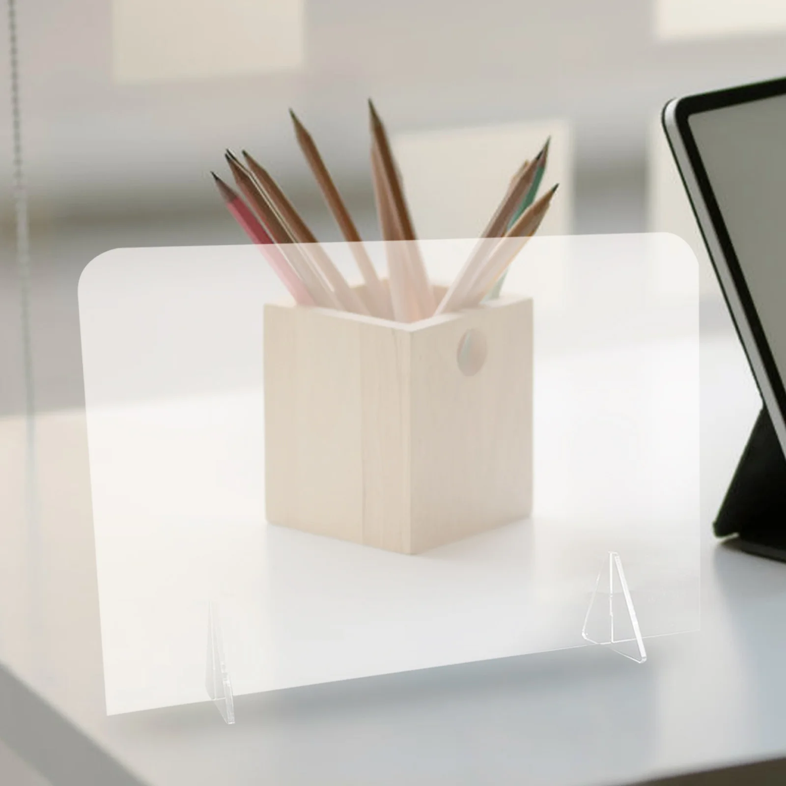 

1 Set Acrylic Message Clear Writing For Students Home Office Desktop Memo Board Erasable Note Board Household Supply