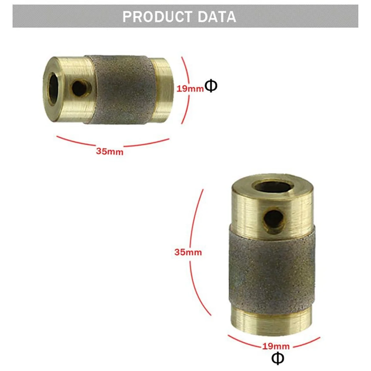 3/4In Standard Fine Diamond Grinder Bits Diamond Grinding Wheel Stained Ceramic Glass Abrasive Tool (MCB34)