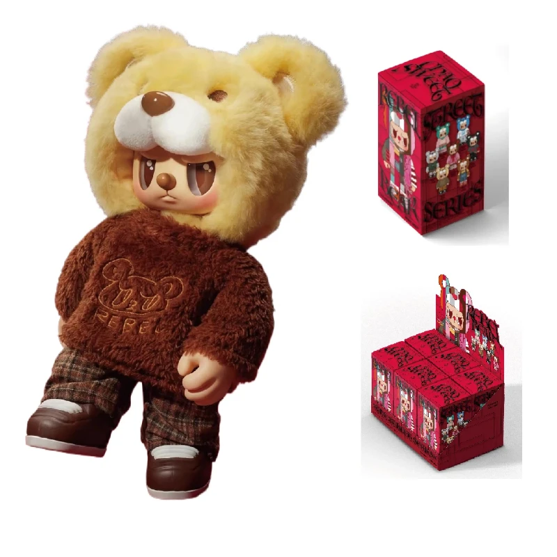 

Genuine Chao Sweet Rebel Bear Street Series Vinyl Plush Blind Box Dolls Articulation Mobility Vinyl Plush Toys Popular Pendant
