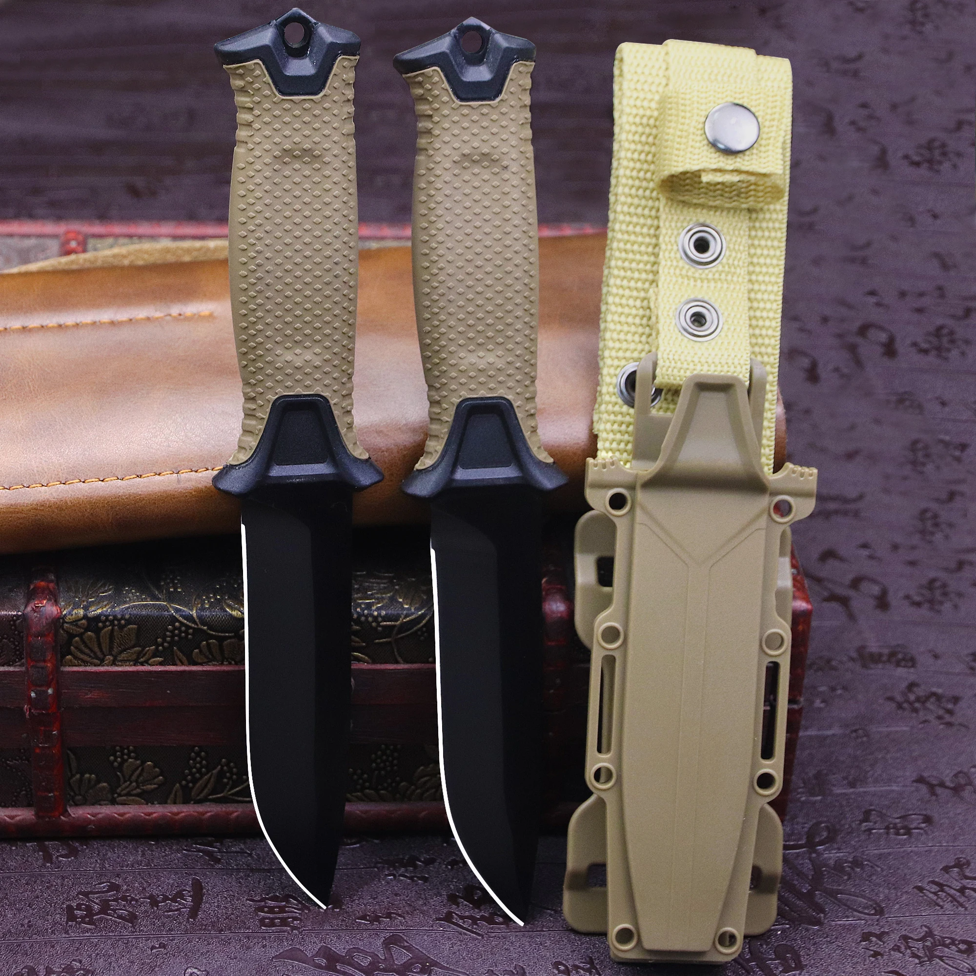 WPKOPYA U.S.A  D2 steel huntin - Knife Hunting Fixed Blade review and price